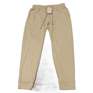 Nike Dri-Fit Yoga Standard Fit Brown Khaki Training Pants Men's Size Large NWT